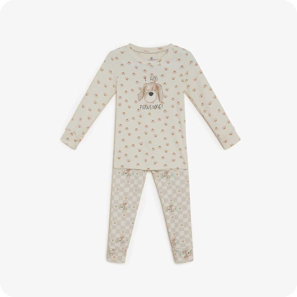 PJ-PUP-3T_PUPPY-PJ-SET_Puppy-print-2_424b7859-8a58-4931-b23d-2d8d76466098.jpg Puppy Long Pajamas - Image 1