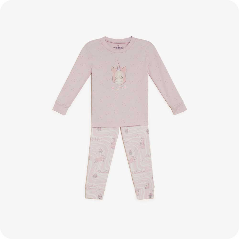PJ-UNI-3T_UNICORN-PJ-SET_unicorn-print-2_cbaf1129-f50d-4219-89a1-92f205383a65.jpg Unicorn Long Pajamas - Image 1