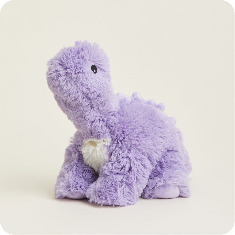 Purple-Dino2119.jpg Purple Long Neck Dinosaur Warmies - Image 1