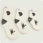 Black and White Cow Kids Sock Set - Image 6