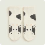 Black and White Cow Kids Sock Set - Image 2