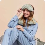 Curly Sage Green Neck Wrap Warmies - Image 2