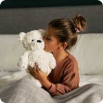 Cream Curly Bear Warmies - Image 2