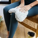 Marshmallow Gray Heart Heat Pad Warmies - Image 3