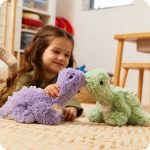 Green Long Neck Dinosaur Warmies - Image 2