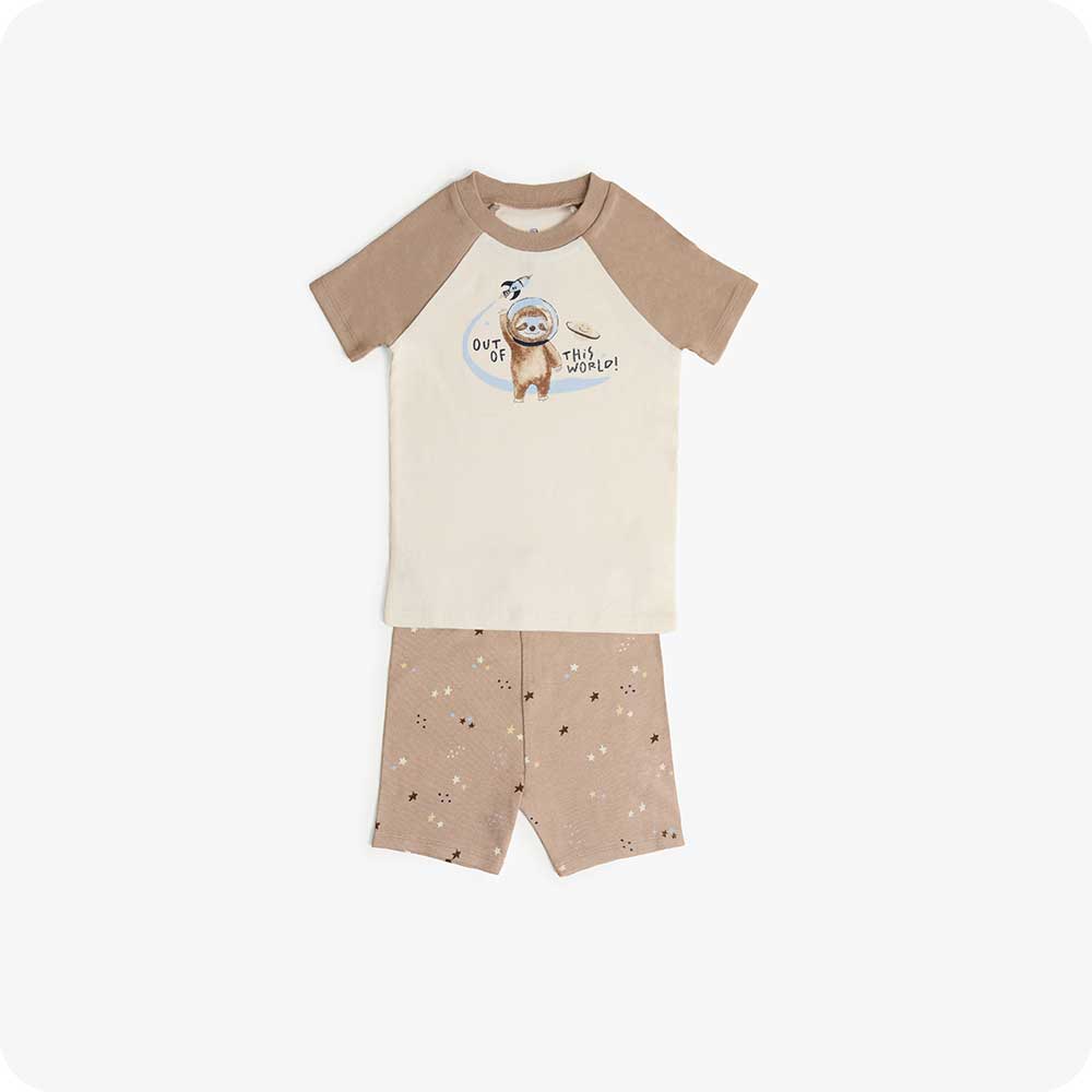 sloth_shorties-1822_5ec4bfc0-c797-40af-a840-65d811a13440.jpg Sloth Shorties Pajamas - Image 1