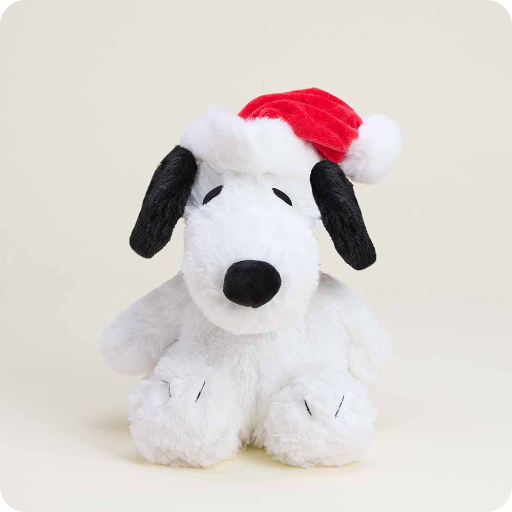 snoopy-with-santa-hat-551218.jpg Santa Hat Snoopy Warmies - Image 1