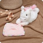 Unicorn Security Blanket Warmies - Image 2